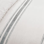 Lush Decor Farmhouse Stripe 3 Piece Duvet Cover Set