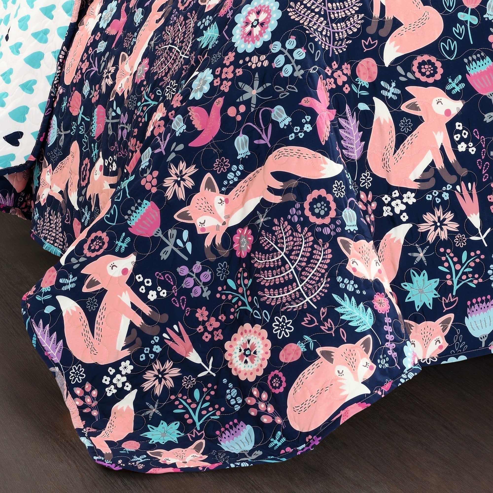 Lush Decor Pixie Fox 4-piece Quilt Set