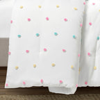 Lush Decor Rainbow Tufted Dot Comforter Set