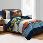 Lush Decor Steam Trains Quilt