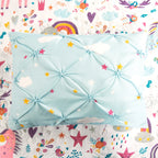 Porch & Den Marguerite Unicorn/ Heart Pattern Quilt Set