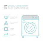 Porch & Den Marguerite Unicorn/ Heart Pattern Quilt Set