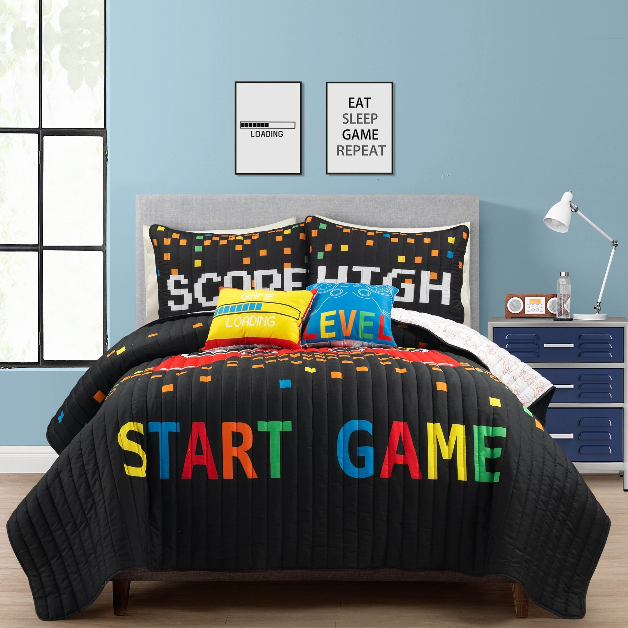 Lush Decor Video Games Kids 5-piece Quilt Set