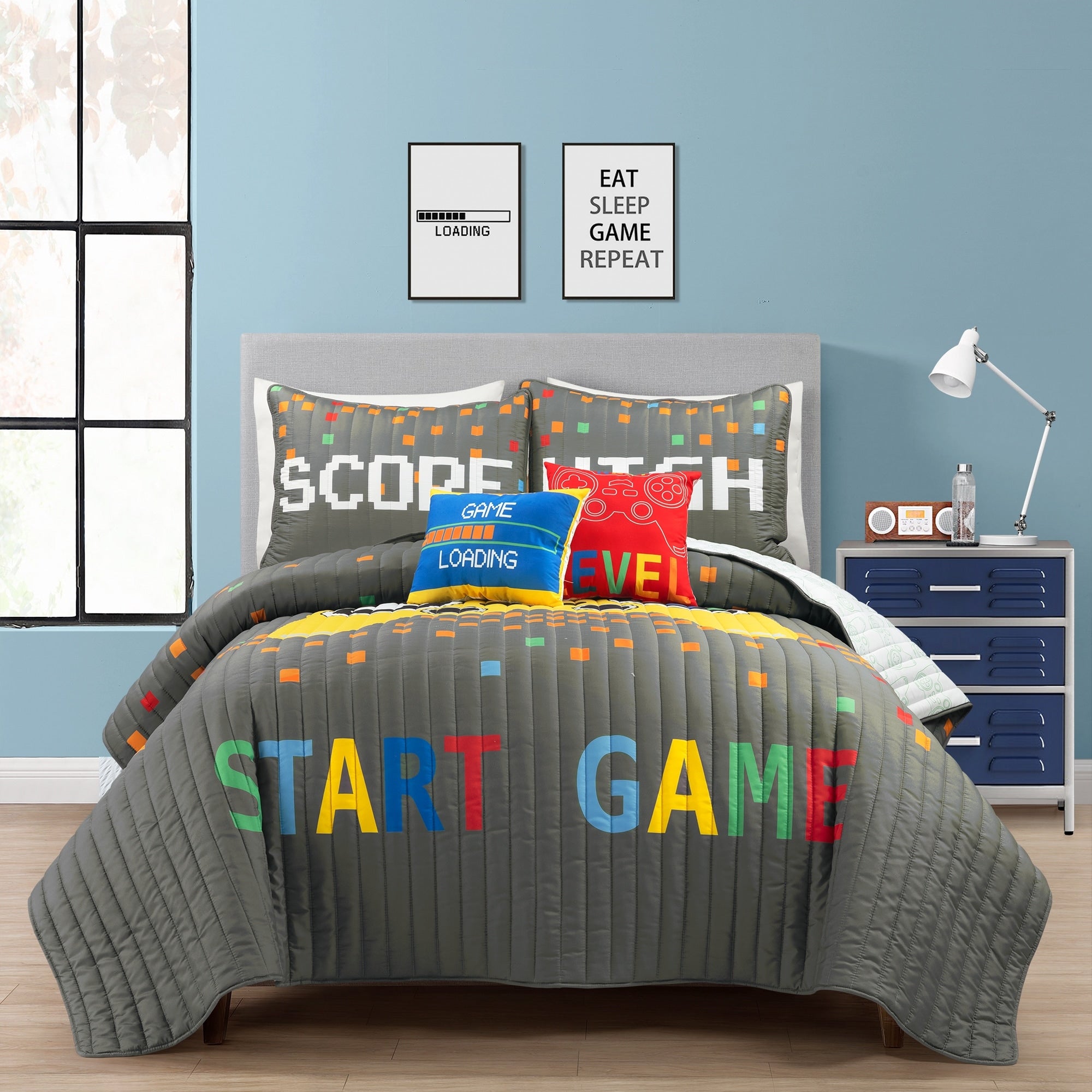 Lush Decor Video Games Kids 5-piece Quilt Set