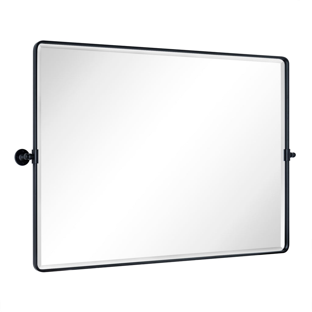 TEHOME Lutalo horizontal Beveled Bathroom / Vanity Mirror