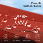 MAISON ARTS 12 FT Automatic Hydraulic Cantilever Umbrella Aluminum Pole 360 Degree Rotation