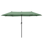 MAISON ARTS 13ft Double -Sided Patio Umbrella Extra Large with Crank