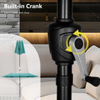 MAISON ARTS 13ft Double -Sided Patio Umbrella Extra Large with Crank