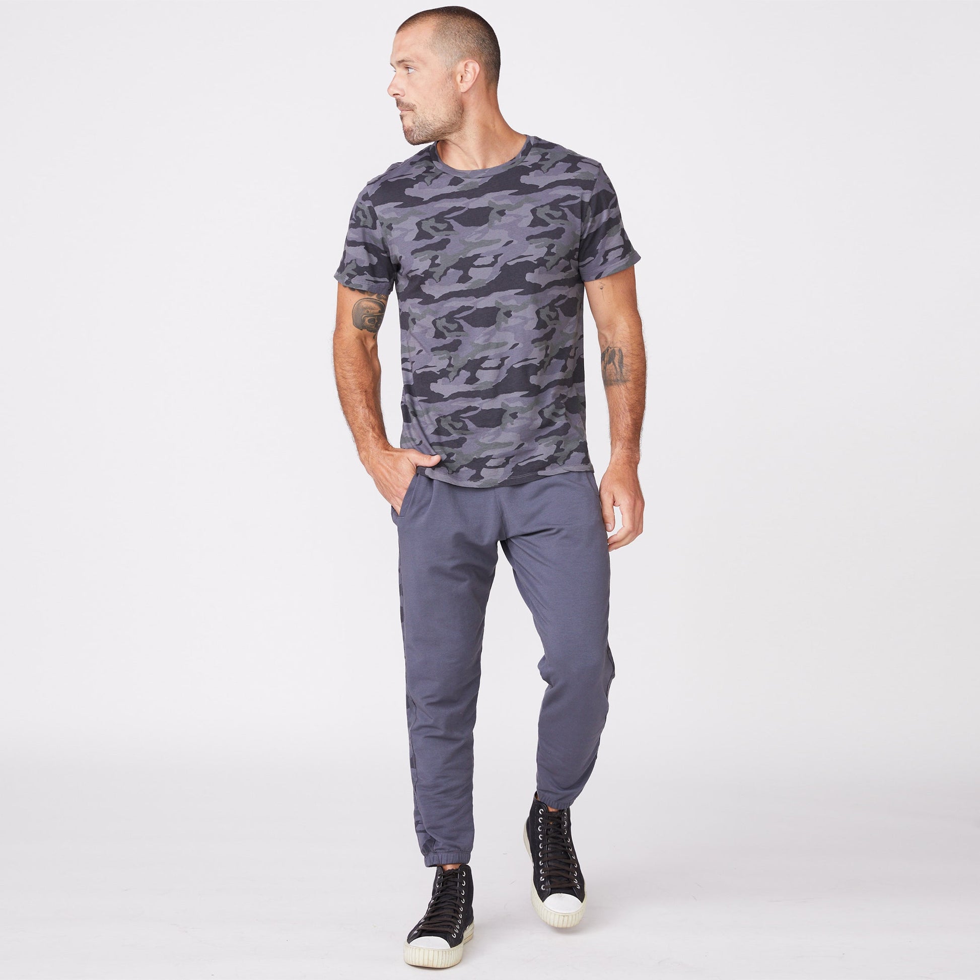 Camo Stripe Lounge Sweats