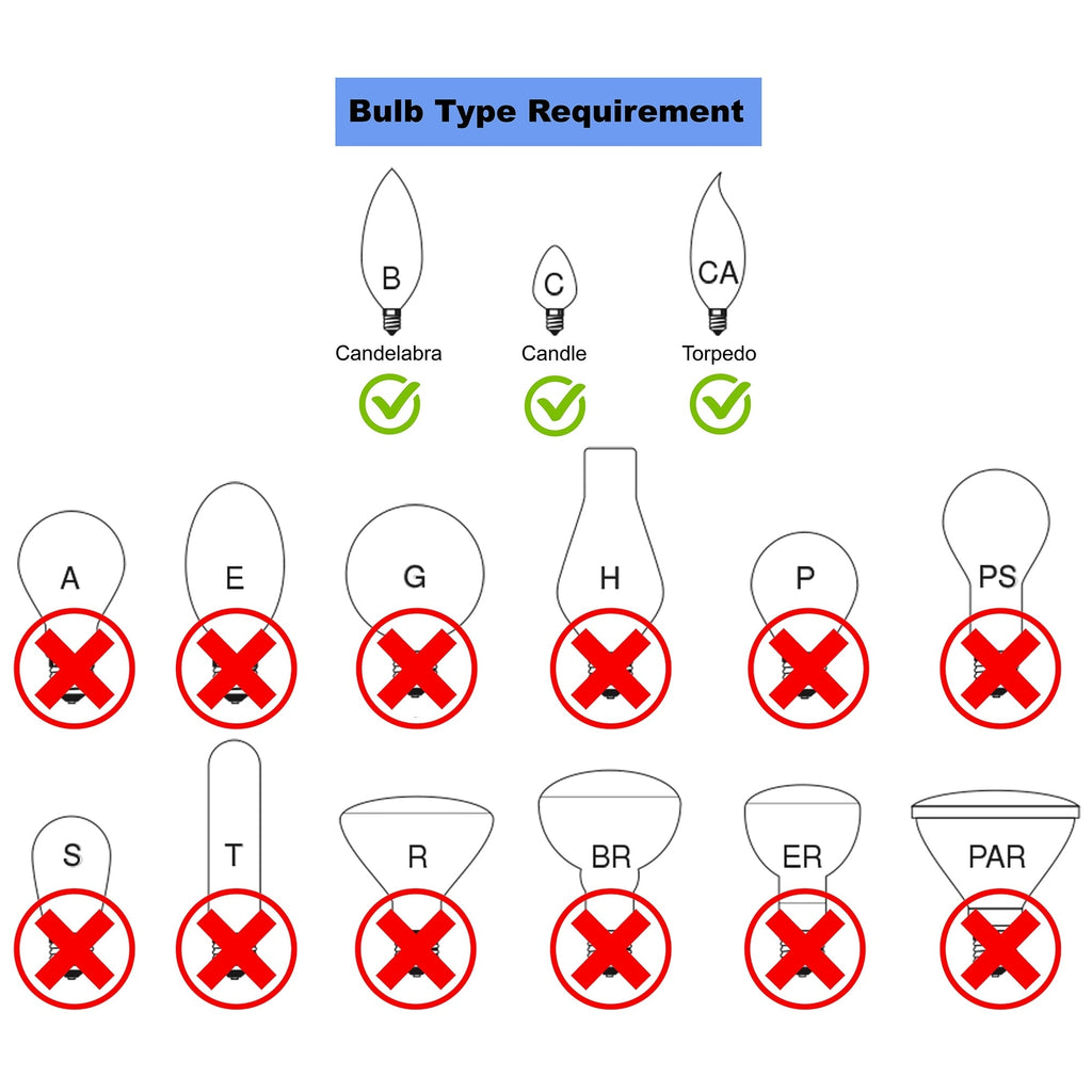 MERIVILLE Linen Clip On Chandelier Lamp Shades, 4-inch by 5-inch by 5-inch