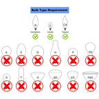 MERIVILLE Linen Clip On Chandelier Lamp Shades, 4-inch by 5-inch by 5-inch