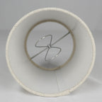 MERIVILLE Linen Clip On Chandelier Lamp Shades, 4-inch by 5-inch by 5-inch