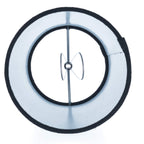 MERIVILLE Linen Clip On Chandelier Lamp Shades, 4-inch by 5-inch by 5-inch