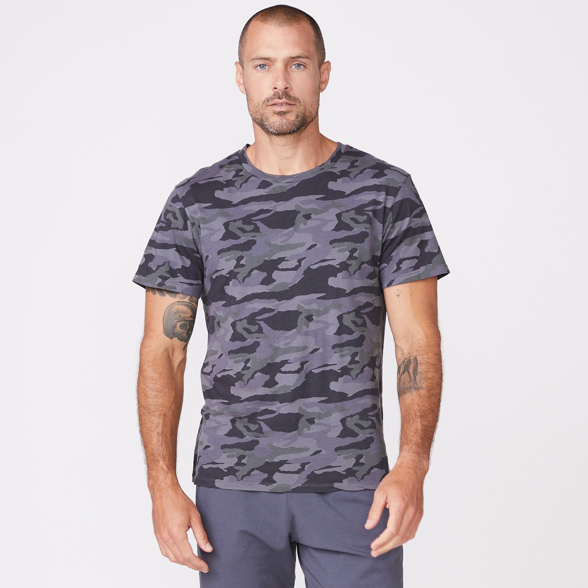 Camo Relaxed Crew