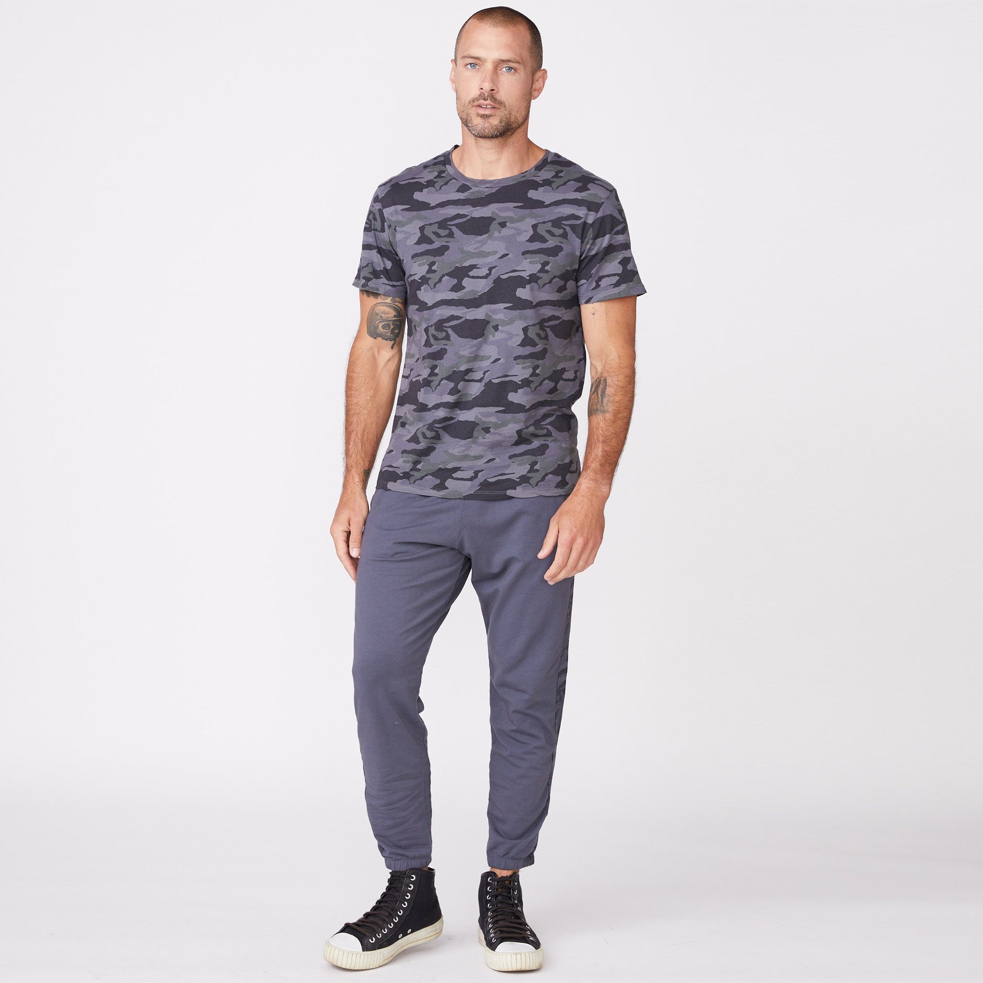 Camo Relaxed Crew