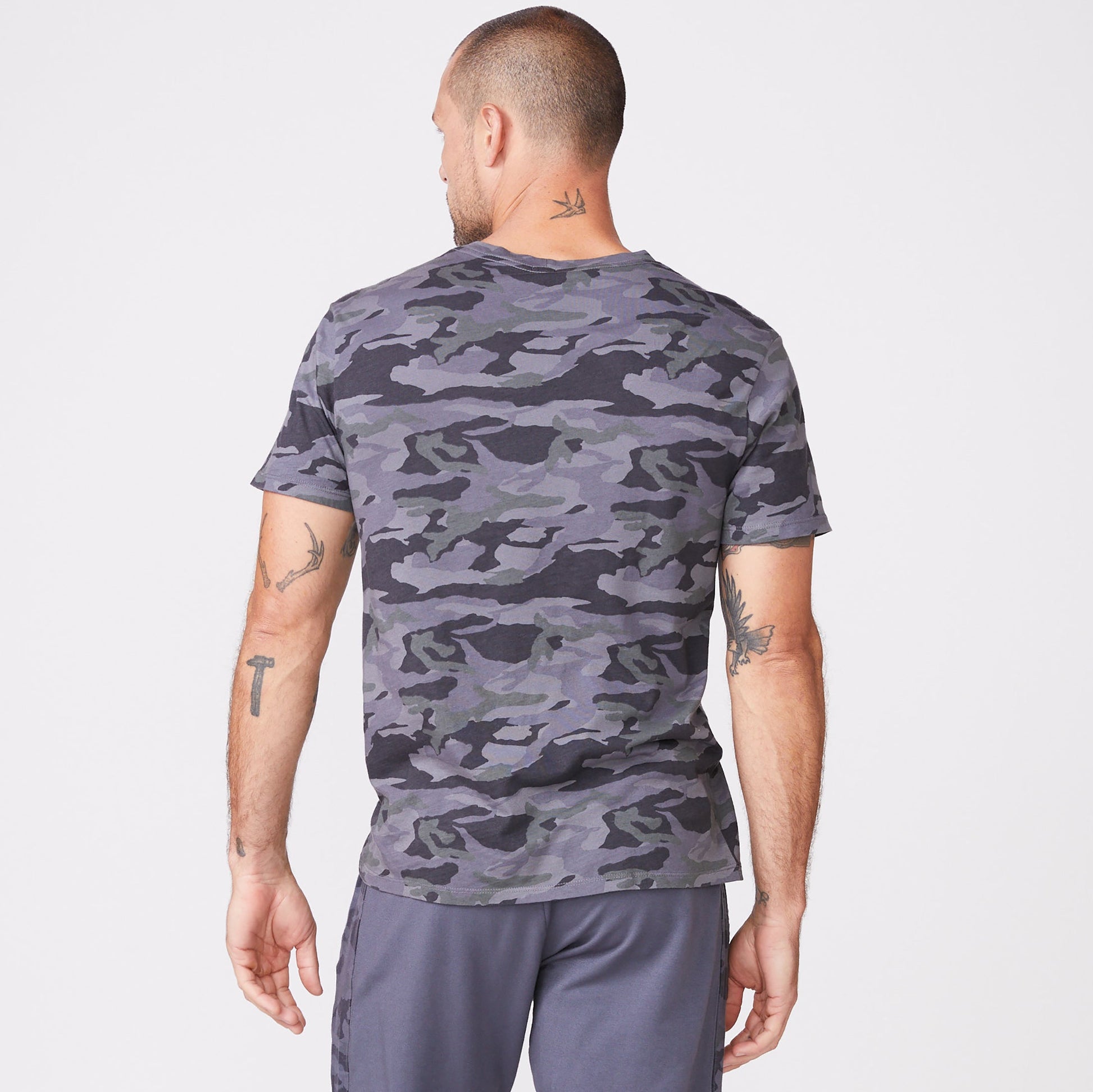 Camo Relaxed Crew