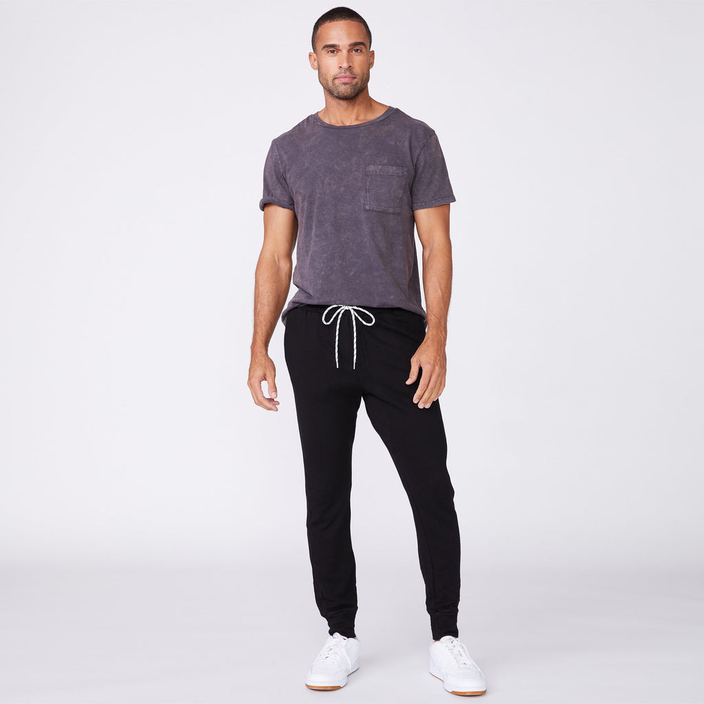 Stone Wash Relaxed Pocket Crew