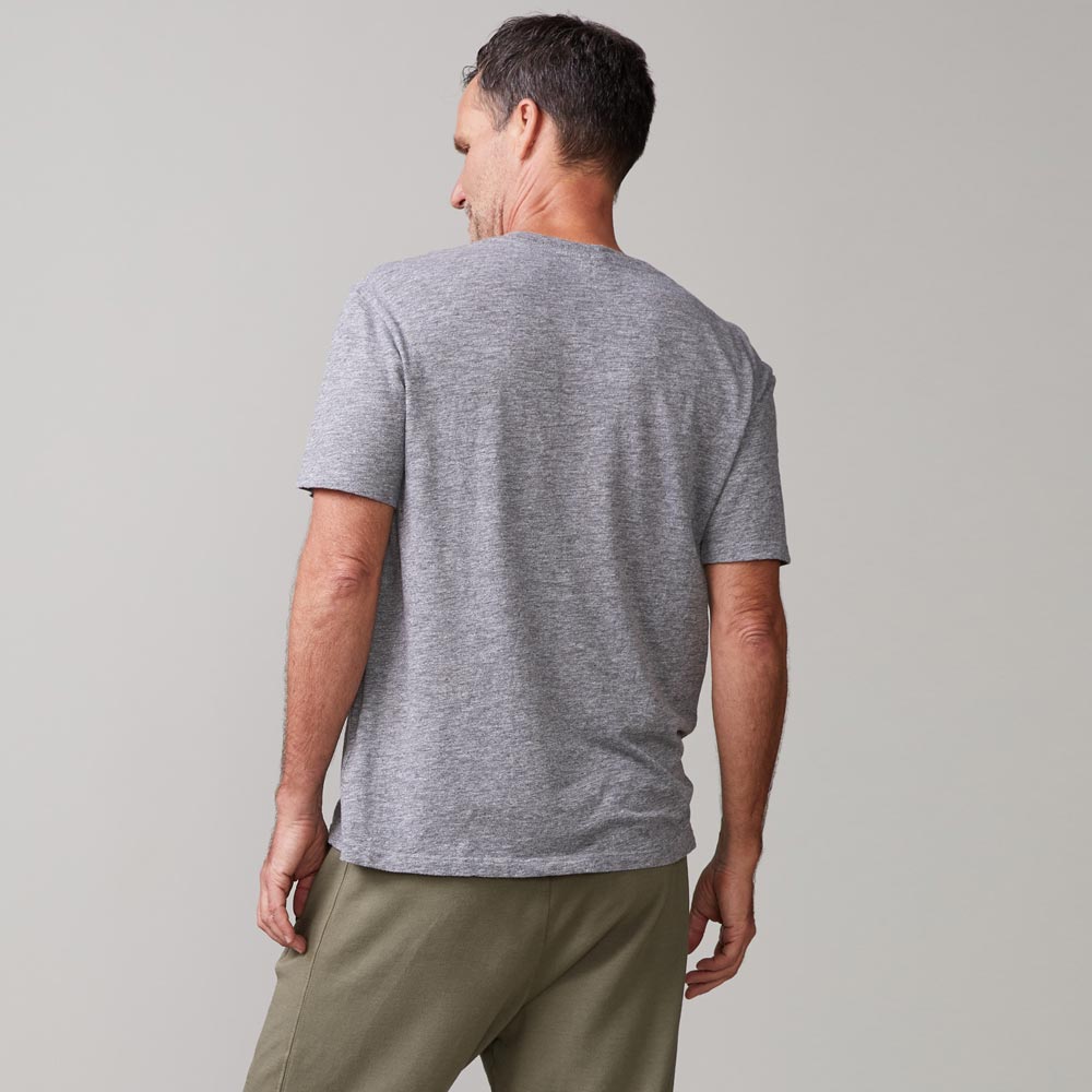 Textured Tri-Blend Relaxed Pocket Crew