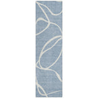 Machine Washable Indoor/ Outdoor Abstract Modern Chantille Rug