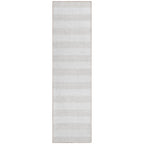 Machine Washable Indoor/ Outdoor Cabana Stripe Chantille Rug