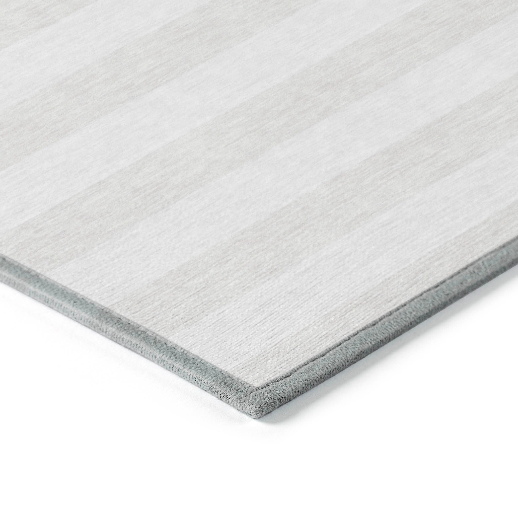 Machine Washable Indoor/ Outdoor Cabana Stripe Chantille Rug