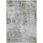 Machine Washable Indoor/ Outdoor Chantille Abstract Modern Rug