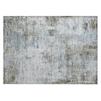 Machine Washable Indoor/ Outdoor Chantille Abstract Modern Rug