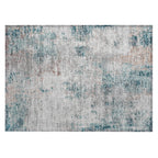 Machine Washable Indoor/ Outdoor Chantille Abstract Modern Rug