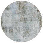 Machine Washable Indoor/ Outdoor Chantille Abstract Modern Rug
