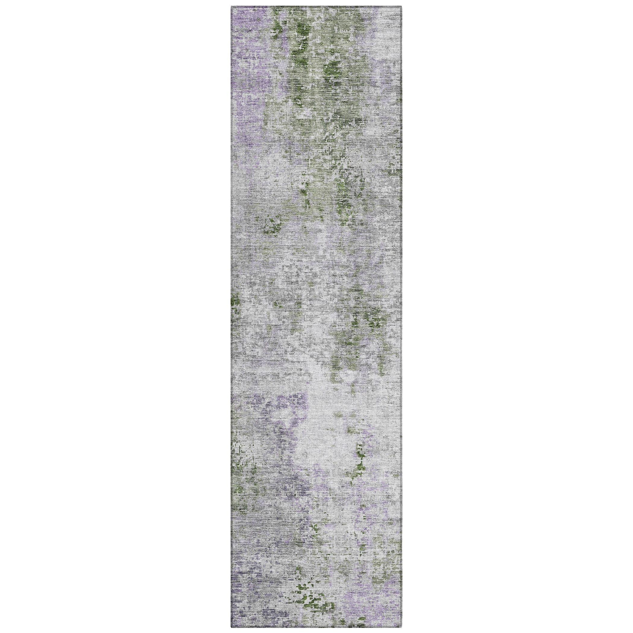 Machine Washable Indoor/ Outdoor Chantille Abstract Modern Rug