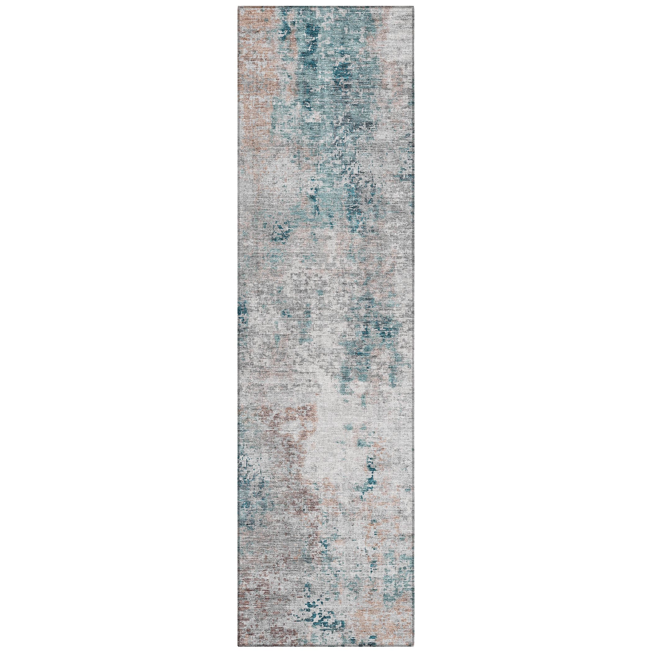 Machine Washable Indoor/ Outdoor Chantille Abstract Modern Rug