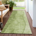Machine Washable Indoor/ Outdoor Chantille Contemporary Ombre Rug