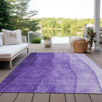 Machine Washable Indoor/ Outdoor Chantille Contemporary Ombre Rug