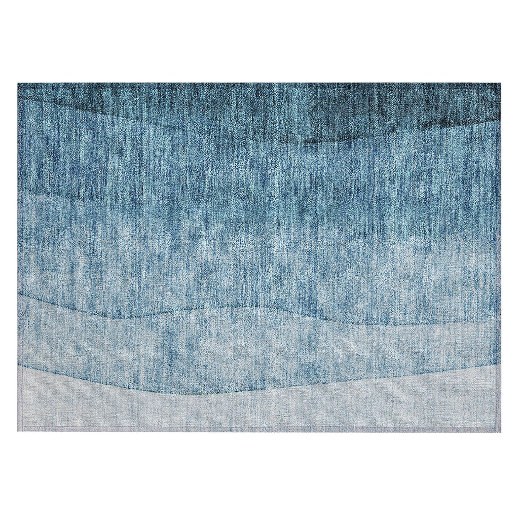 Machine Washable Indoor/ Outdoor Chantille Contemporary Ombre Rug