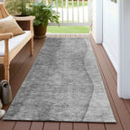 Machine Washable Indoor/ Outdoor Chantille Contemporary Ombre Rug