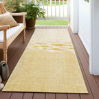 Machine Washable Indoor/ Outdoor Chantille Modern Sea Life Rug