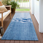 Machine Washable Indoor/ Outdoor Chantille Modern Sea Life Rug