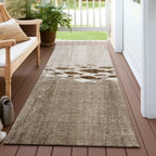 Machine Washable Indoor/ Outdoor Chantille Modern Sea Life Rug
