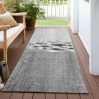 Machine Washable Indoor/ Outdoor Chantille Modern Sea Life Rug