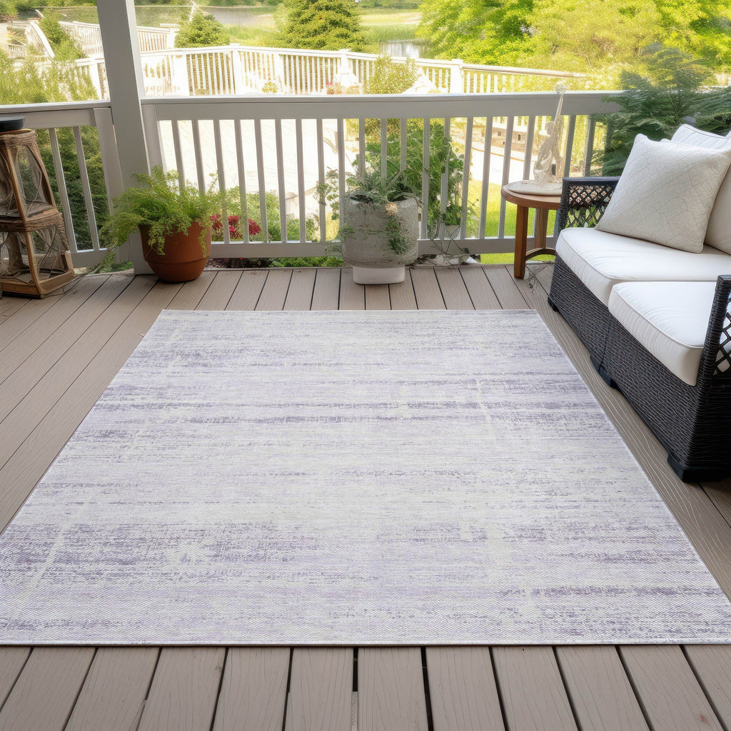Machine Washable Indoor/ Outdoor Chantille Ombre Solid Rug