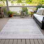 Machine Washable Indoor/ Outdoor Chantille Ombre Solid Rug