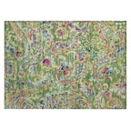 Machine Washable Indoor/ Outdoor Chantille Traditional Scroll Rug