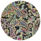 Machine Washable Indoor/ Outdoor Chantille Traditional Scroll Rug