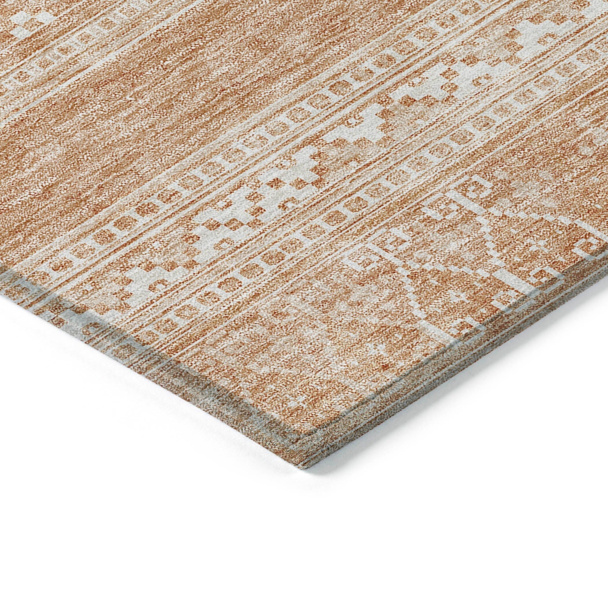 Machine Washable Indoor/ Outdoor Chantille Tribal Boho Rug