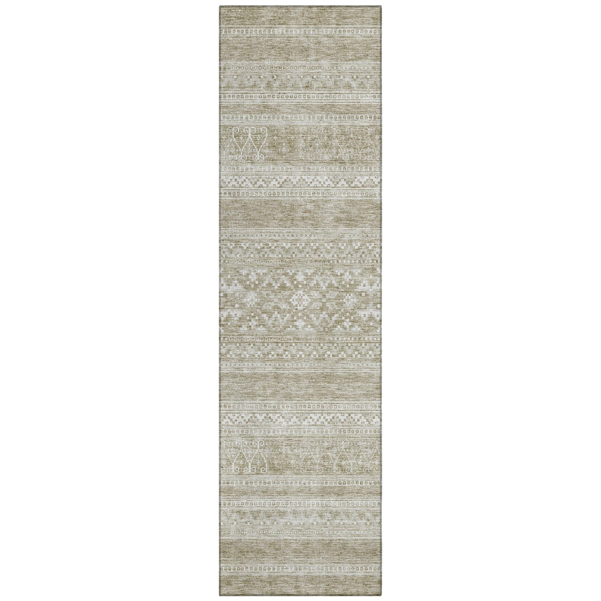 Machine Washable Indoor/ Outdoor Chantille Tribal Boho Rug