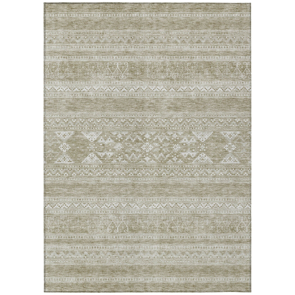 Machine Washable Indoor/ Outdoor Chantille Tribal Boho Rug