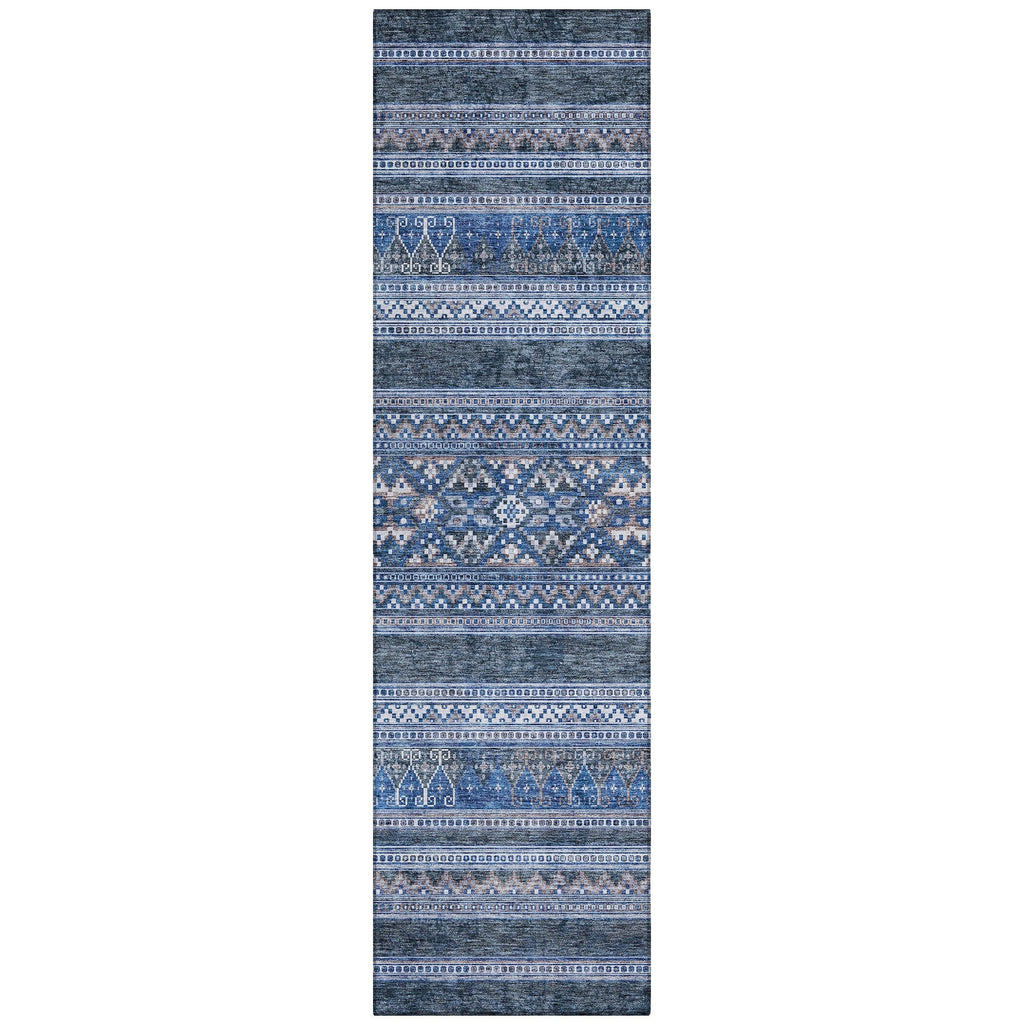 Machine Washable Indoor/ Outdoor Chantille Tribal Boho Rug