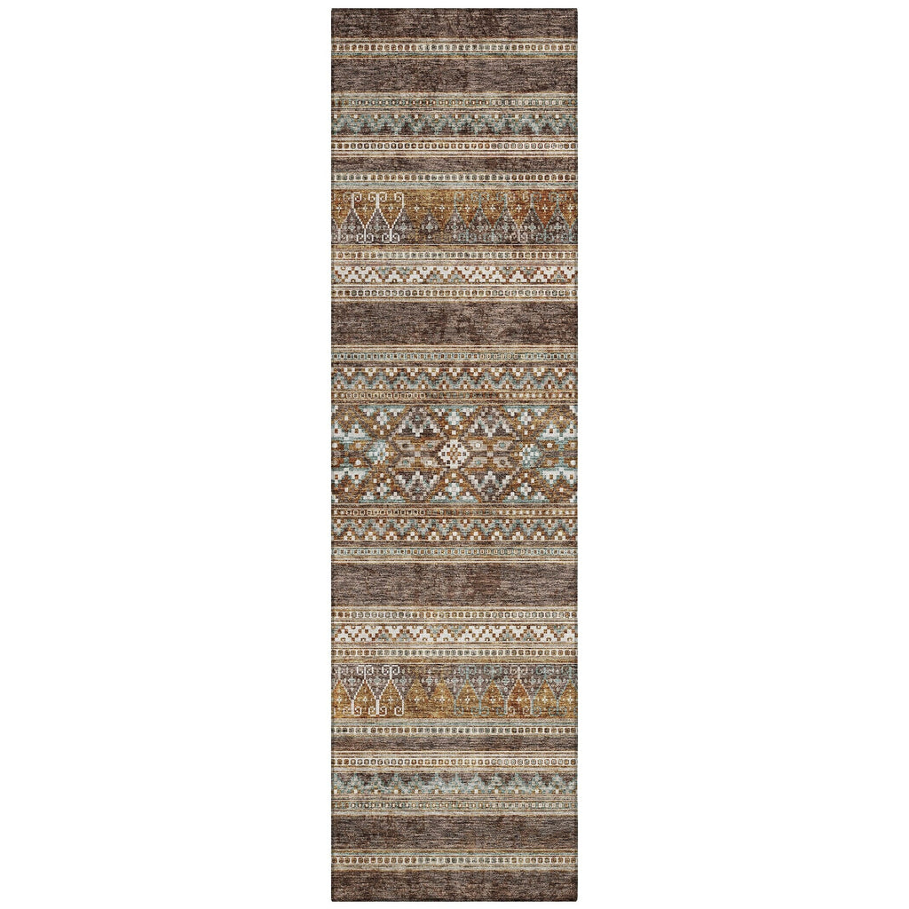 Machine Washable Indoor/ Outdoor Chantille Tribal Boho Rug