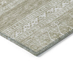 Machine Washable Indoor/ Outdoor Chantille Tribal Boho Rug