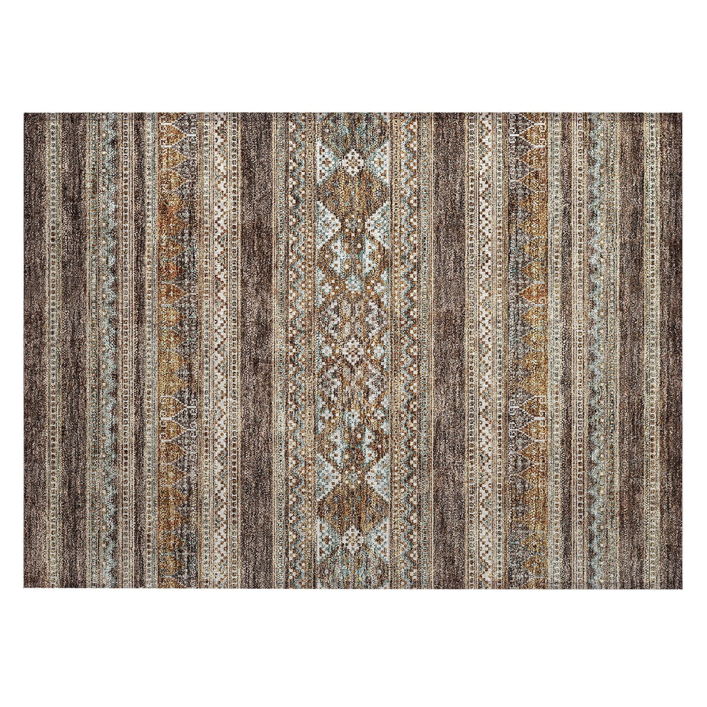 Machine Washable Indoor/ Outdoor Chantille Tribal Boho Rug